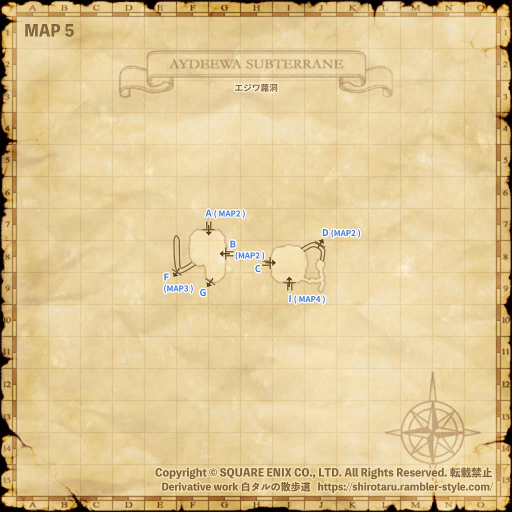 FF11 地図 エジワ蘿洞