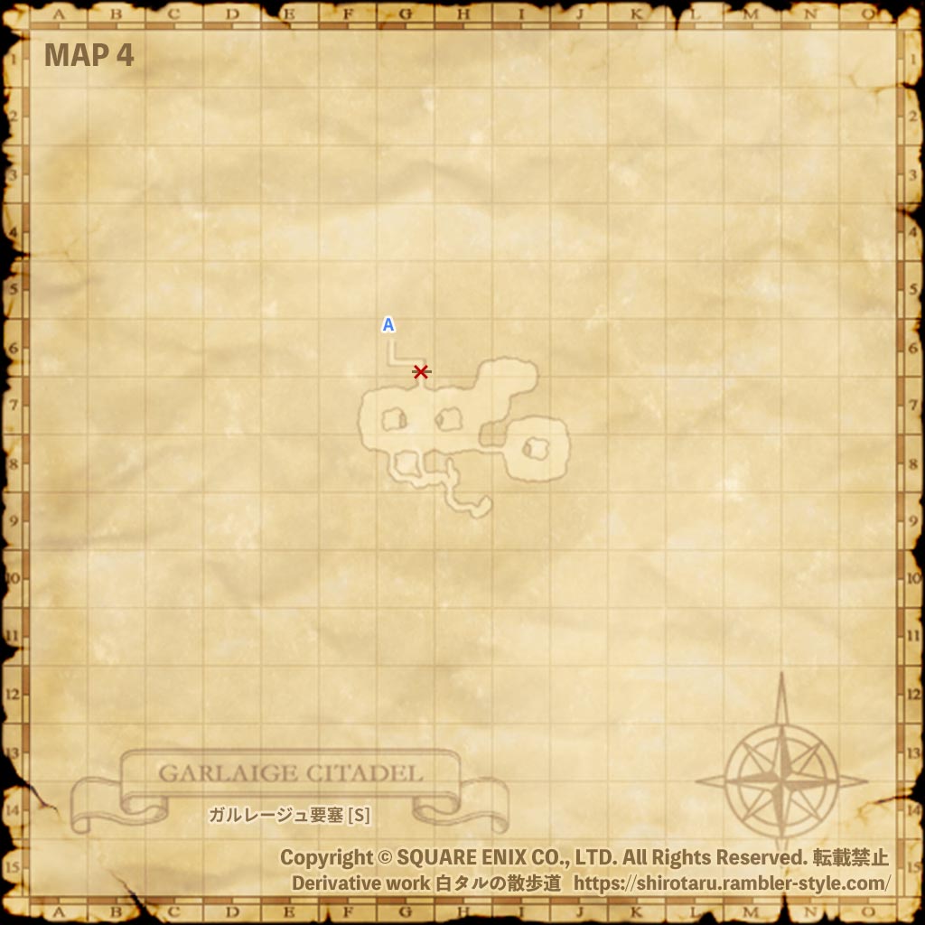 FF11 地図 ガルレージュ要塞 [S]