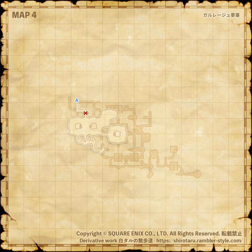 FF11 地図 ガルレージュ要塞 [S]