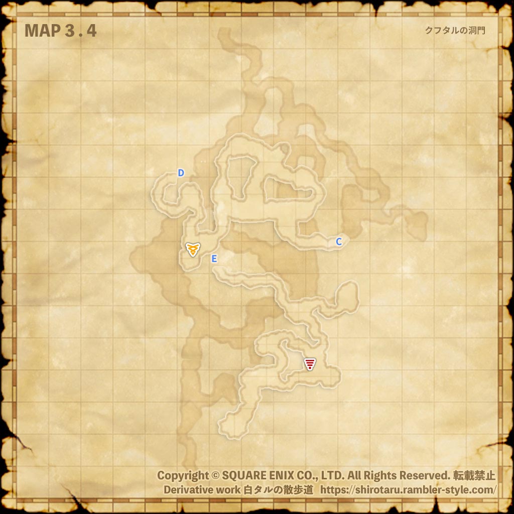 FF11 地図 クフタルの洞門